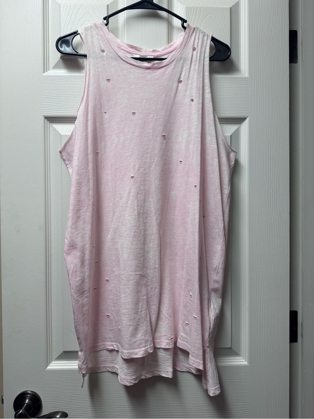 Forever 21 Women Sleeveless Destroyed High Low Beach Cover (Size: M)